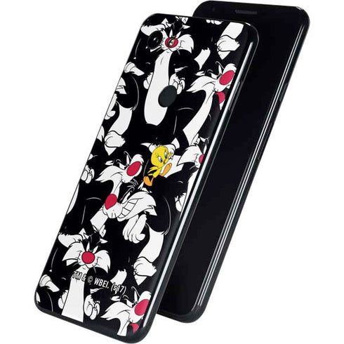 Looney Tunes Sylvester and Tweety Super Sized Google Pixel 3a XL Skin